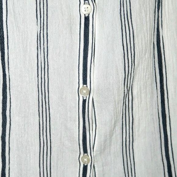 Central Drapey Shirt in Fairborn Stripe XXL - Picture 4 of 7